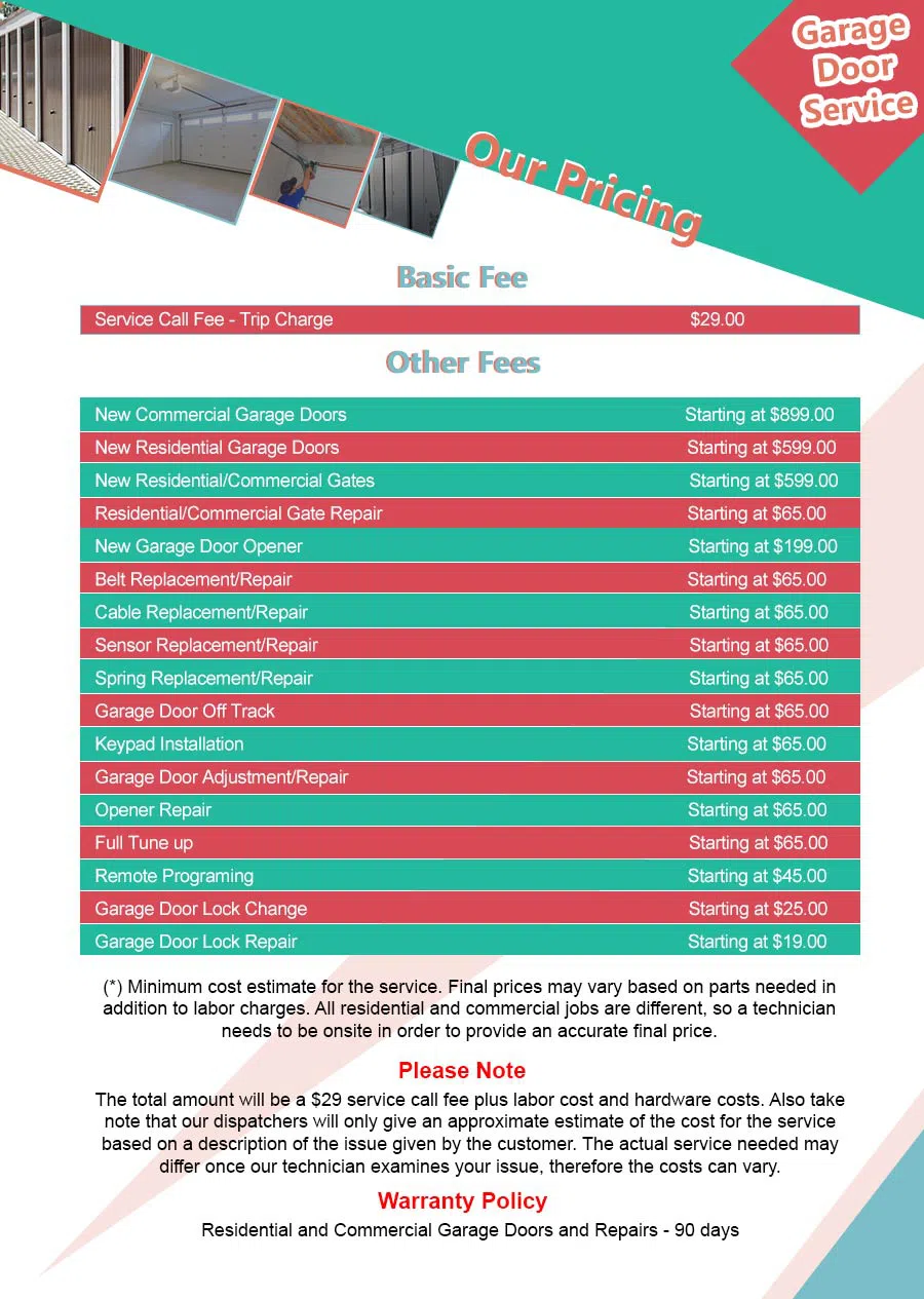 Central Garage Door Service Miami, FL 786-384-6613